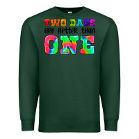 Sports Green two dads are better than one Premium Sweatshirt - HRA Design Shop