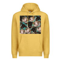Antique Gold suffolk ewe and merino ram sheeps Premium Hoodie - BarkalooDesign