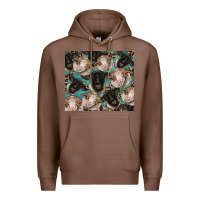 Chestnut suffolk ewe and merino ram sheeps Premium Hoodie - BarkalooDesign
