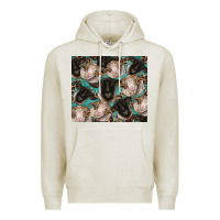 Oatmeal Heather suffolk ewe and merino ram sheeps Premium Hoodie - BarkalooDesign