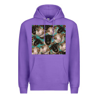 Purple suffolk ewe and merino ram sheeps Premium Hoodie - BarkalooDesign