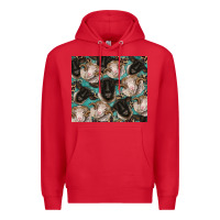 Red suffolk ewe and merino ram sheeps Premium Hoodie - BarkalooDesign