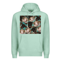 Seafoam suffolk ewe and merino ram sheeps Premium Hoodie - BarkalooDesign