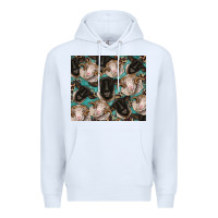 White suffolk ewe and merino ram sheeps Premium Hoodie - BarkalooDesign