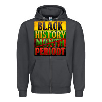 Smoke black history month periodt Zipper Hoodie - Zillion Design Studio