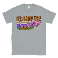 Heather Grey glamping girl Classic Tee - texasbilliewilder