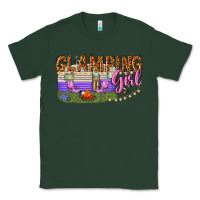 Sports Green glamping girl Classic Tee - texasbilliewilder