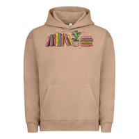 Pigment Burro book tropes Urban Hoodie - MaliasSmallBusiness