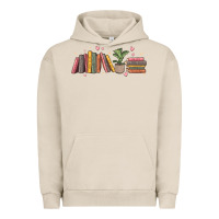 Pigment French Oak book tropes Urban Hoodie - MaliasSmallBusiness