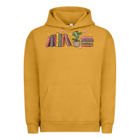 Pigment Peanut Butter book tropes Urban Hoodie - MaliasSmallBusiness