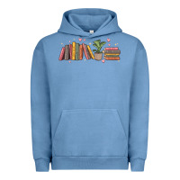 Pigment Pebble Blue book tropes Urban Hoodie - MaliasSmallBusiness