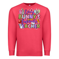 Cardinal Easter Day Every bunny's favorite Teacher Premium Sweatshirt - OliviaCreatesArt