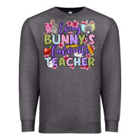 Charcoal Heather Easter Day Every bunny's favorite Teacher Premium Sweatshirt - OliviaCreatesArt