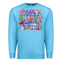Ocean Blue Easter Day Every bunny's favorite Teacher Premium Sweatshirt - OliviaCreatesArt