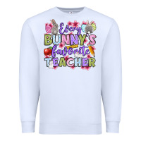 White Easter Day Every bunny's favorite Teacher Premium Sweatshirt - OliviaCreatesArt