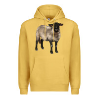 Antique Gold suffolk ewe Premium Hoodie - BarkalooDesign