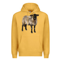 Mustard suffolk ewe Premium Hoodie - BarkalooDesign
