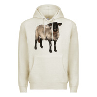 Oatmeal Heather suffolk ewe Premium Hoodie - BarkalooDesign