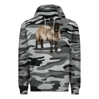Slate Camo suffolk ewe Premium Hoodie - BarkalooDesign