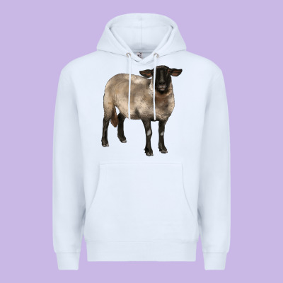 Suffolk Ewe Premium Hoodie Designed By Barkaloodesign
