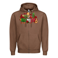 Chestnut viva mexico Zipper Hoodie - Zillion Design Studio