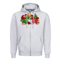 Heather Grey viva mexico Zipper Hoodie - Zillion Design Studio