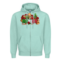 Seafoam viva mexico Zipper Hoodie - Zillion Design Studio