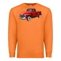 Carrot western red truck right 34 view Premium Sweatshirt - FaDigitalArtStudio