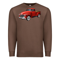 Chestnut western red truck right 34 view Premium Sweatshirt - FaDigitalArtStudio