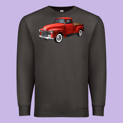 Western Red Truck Right 34 View Premium Sweatshirt Designed By Fadigitalartstudio
