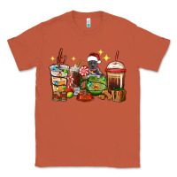 Copper Christmas coffee cups with Pitbull Classic Tee - RanaPortraitStore
