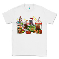 White Christmas coffee cups with Pitbull Classic Tee - RanaPortraitStore
