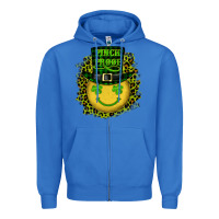 True Royal st. patrick's day pinch proof lucky face Zipper Hoodie - RanaPortraitStore