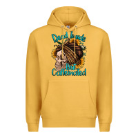 Mustard dead inside but caffeinated Premium Hoodie - Jasminsmagicworld