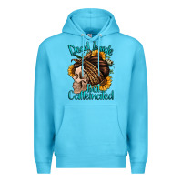 Ocean Blue dead inside but caffeinated Premium Hoodie - Jasminsmagicworld