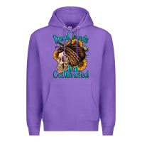 Purple dead inside but caffeinated Premium Hoodie - Jasminsmagicworld