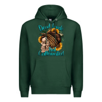 Sports Green dead inside but caffeinated Premium Hoodie - Jasminsmagicworld