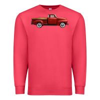 Cardinal western red truck right side view Premium Sweatshirt - FaDigitalArtStudio