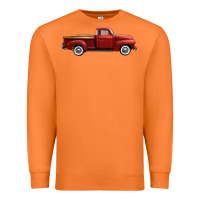 Carrot western red truck right side view Premium Sweatshirt - FaDigitalArtStudio