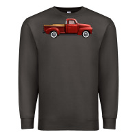 Smoke western red truck right side view Premium Sweatshirt - FaDigitalArtStudio
