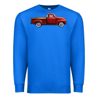 True Royal western red truck right side view Premium Sweatshirt - FaDigitalArtStudio