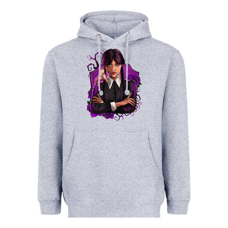 Wednesday Heavyweight Hoodie by Zillion Design Studio | Teevron