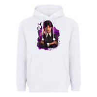 White wednesday Heavyweight Hoodie - Zillion Design Studio