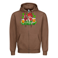 Chestnut st. patrick's day roosters let's get lucked up Zipper Hoodie - RanaPortraitStore