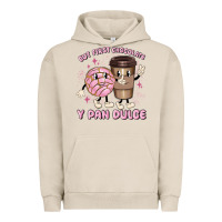Pigment French Oak but first chocolate y pan dulce Urban Hoodie - MaliasSmallBusiness