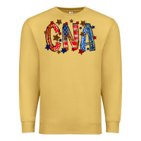 Antique Gold cna america Premium Sweatshirt - RacoonDesign
