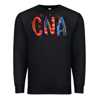Black cna america Premium Sweatshirt - RacoonDesign