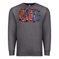 Charcoal Heather cna america Premium Sweatshirt - RacoonDesign