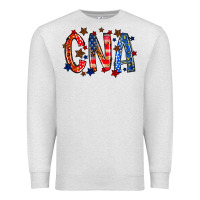 Oatmeal Heather cna america Premium Sweatshirt - RacoonDesign