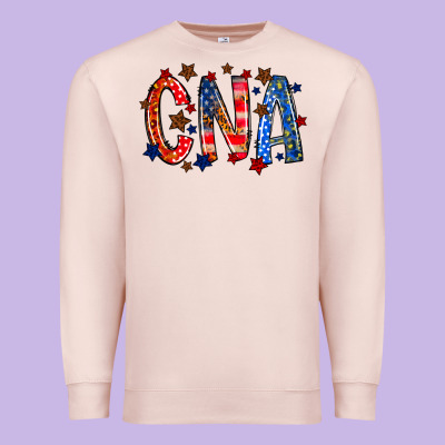 Cna America Premium Sweatshirt Designed By Racoondesign